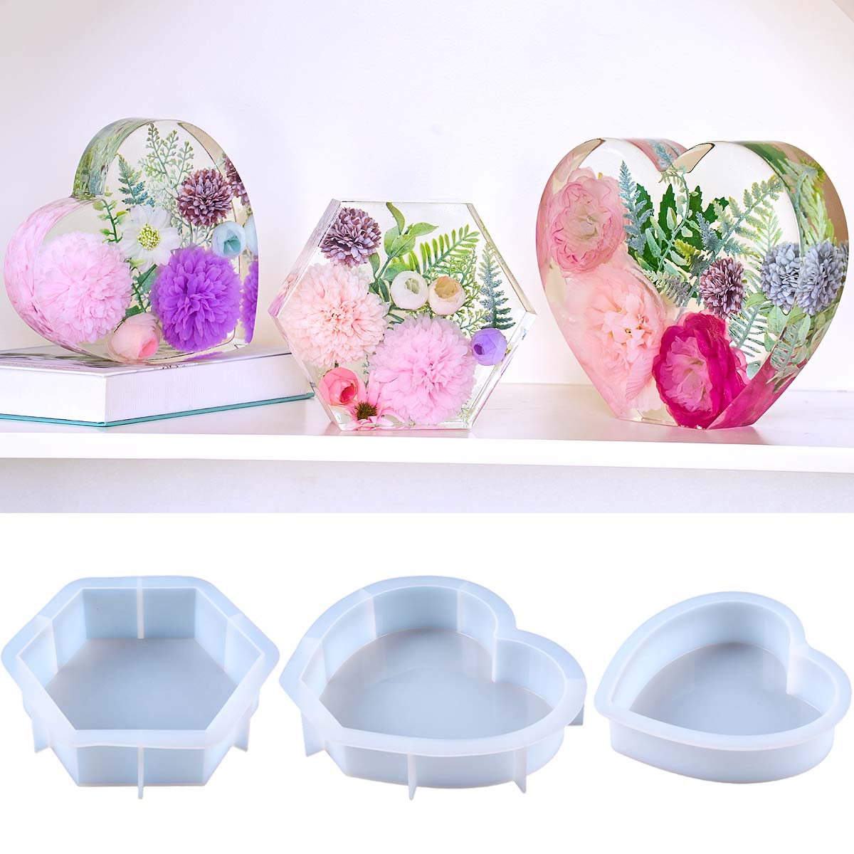 Resin Craft Ideas - Stampo in silicone grande a forma