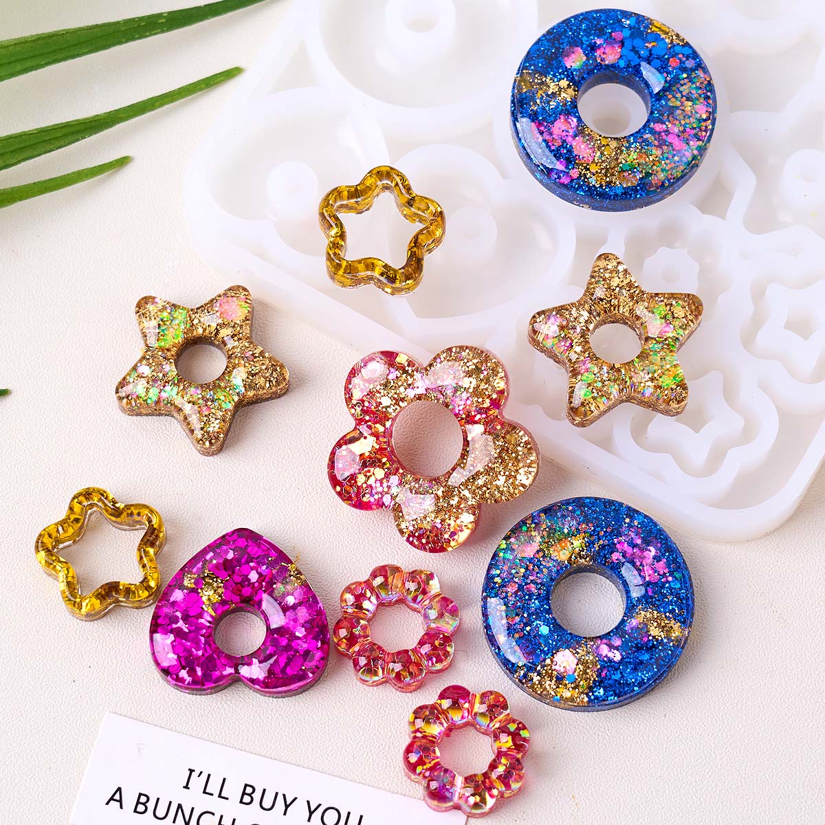 Resin Craft Ideas - Gioielli multifunzionali Stampo in silicone Fai