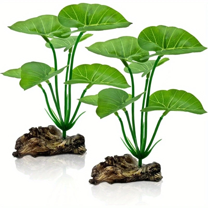 Terrarium Moss Art - 1 pz piante d'acquario artificiali foglie