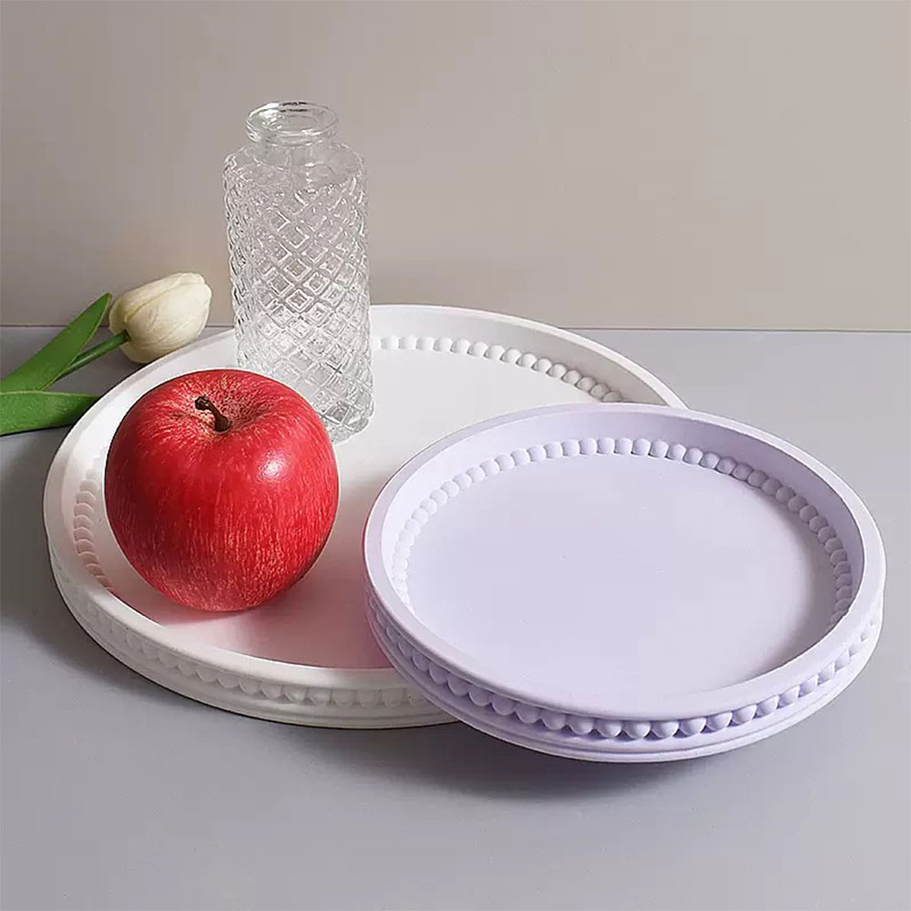 Coaster Mold Round - Vassoio portaoggetti rotondo Stampo in silicone