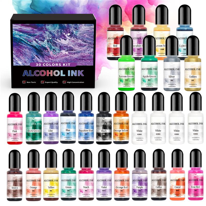 Resin Dye Alcohol - 1 Set Arte Inchiostro Alcol Resina