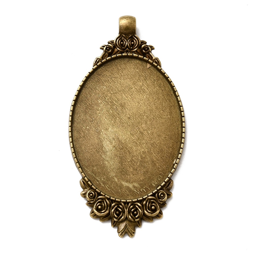 Bezels Set Pendant - 10 Pezzi Ciondoli Cabochon in Lega
