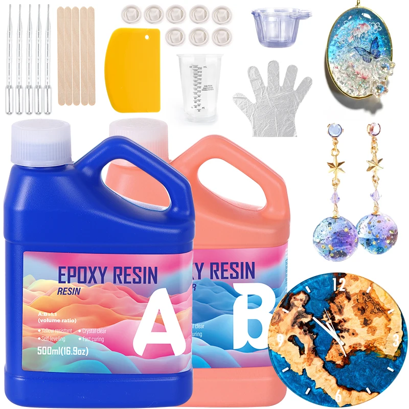 Epoxy Uv Resin Kit - Kit Resina Epossidica Facile da Miscelare,