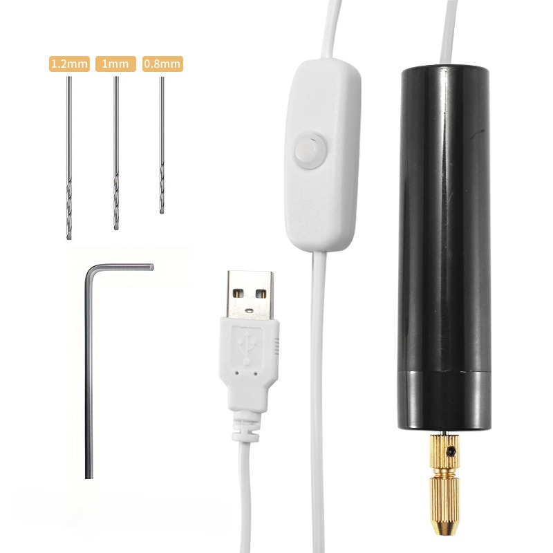 Resin Jewelry Kit - Mini Trapano Elettrico Portatile USB, Utensile