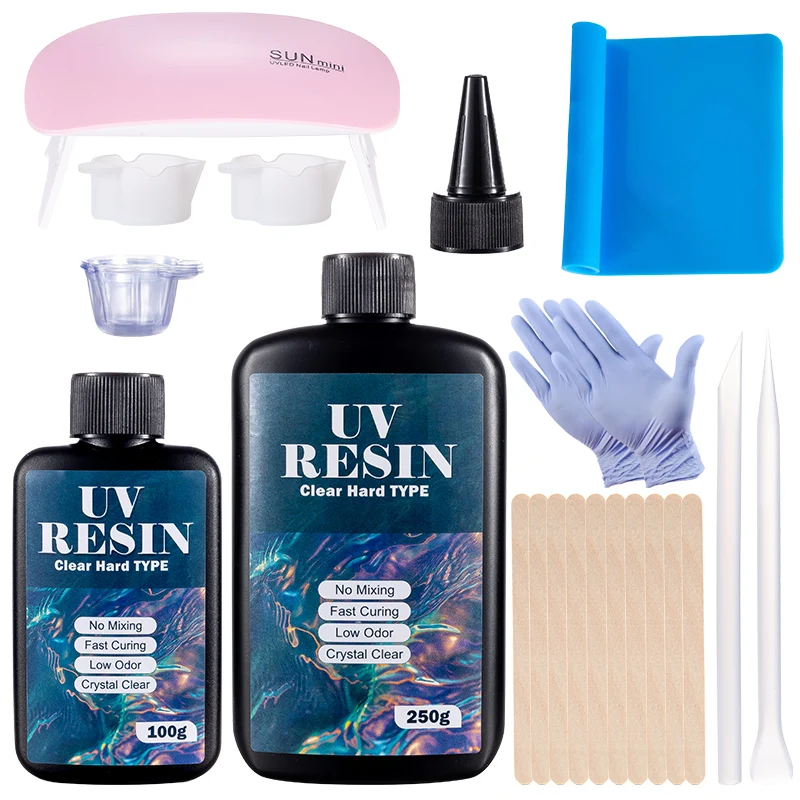 Epoxy Uv Resin Kit - Kit di colla dura in resina