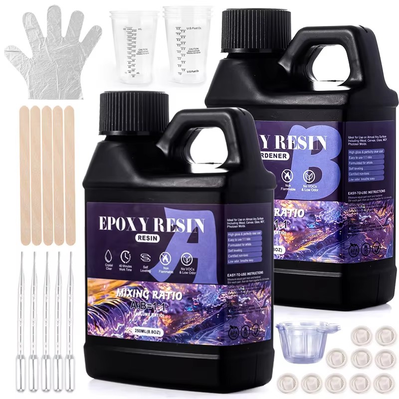 Epoxy Uv Resin Kit - Kit in resina epossidica 1:1 Easy