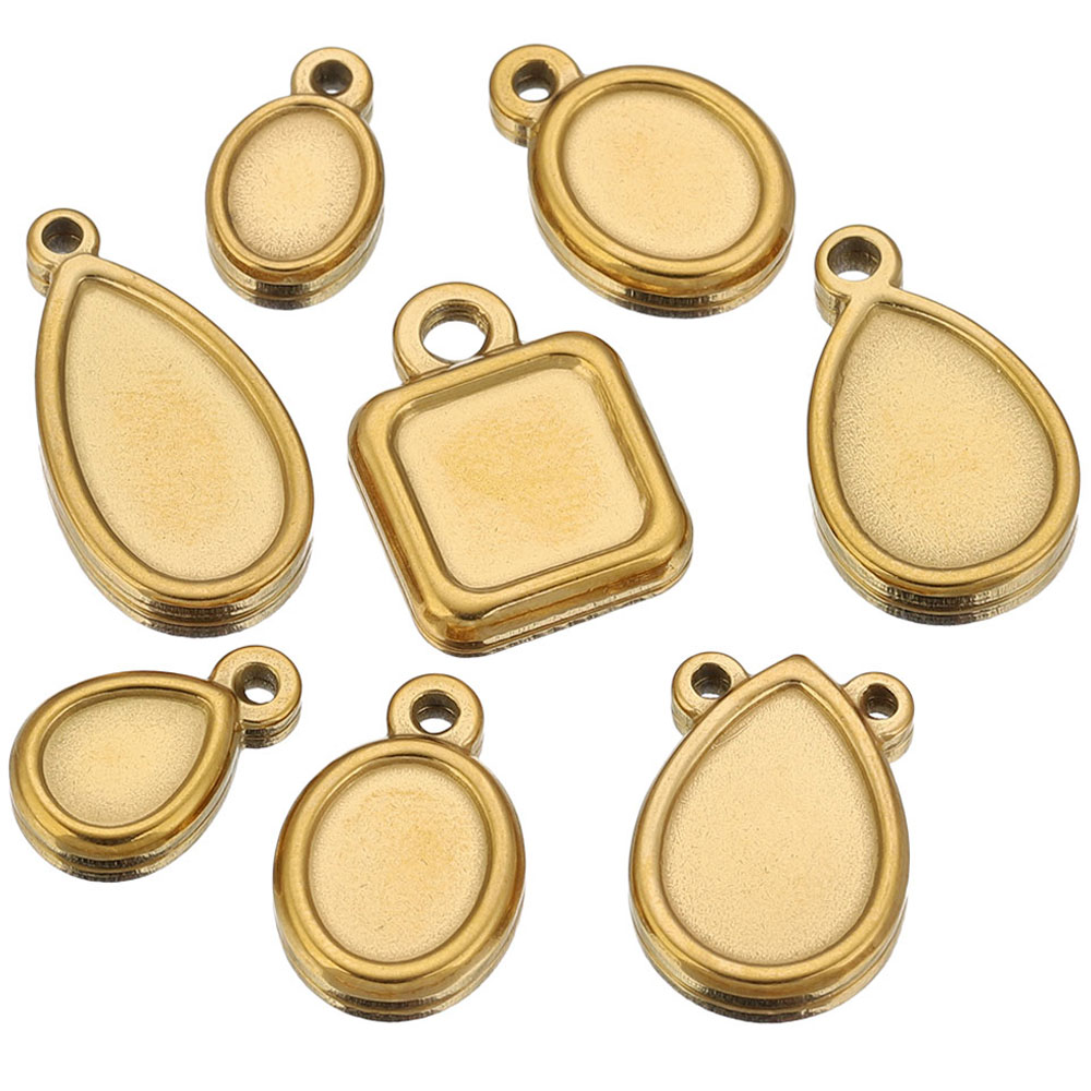 Resin Craft Projects - 5 Pezzi Base per Ciondoli in