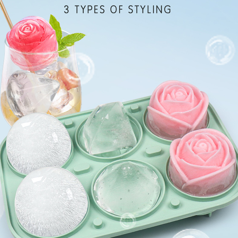 Coaster Mold Round - Stampi per cubetti di ghiaccio rotondi