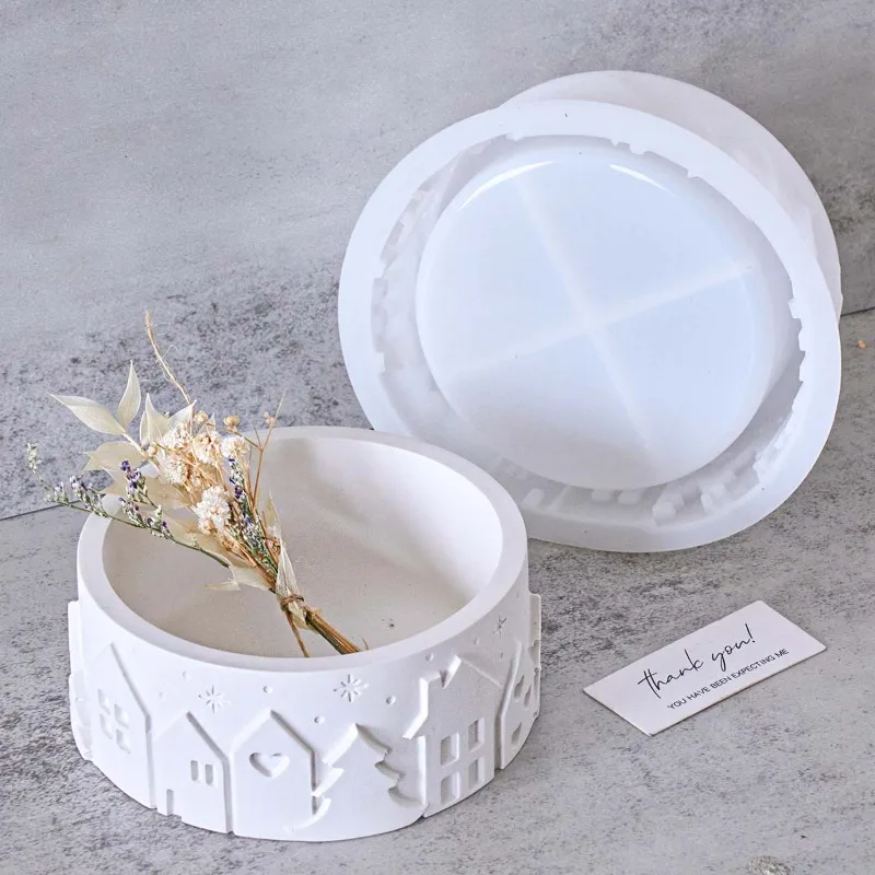 Coaster Mold Round - Stampo in silicone a forma di