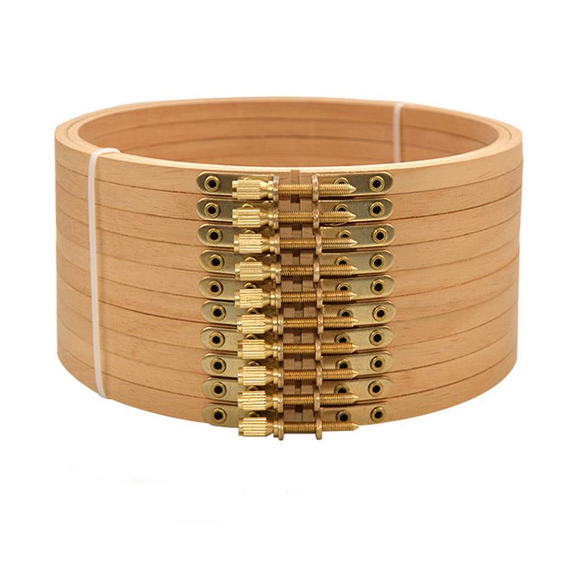 Wood Ring Blank - 1 pz Cerchio da Ricamo in