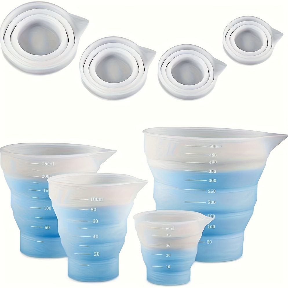 Mixing Cup Silicone - Tazza dosatrice pieghevole in silicone da