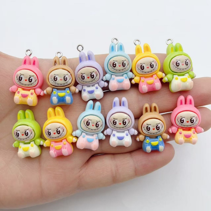 Resin Craft Projects - 10 Pezzi Ciondoli in Resina Kawaii