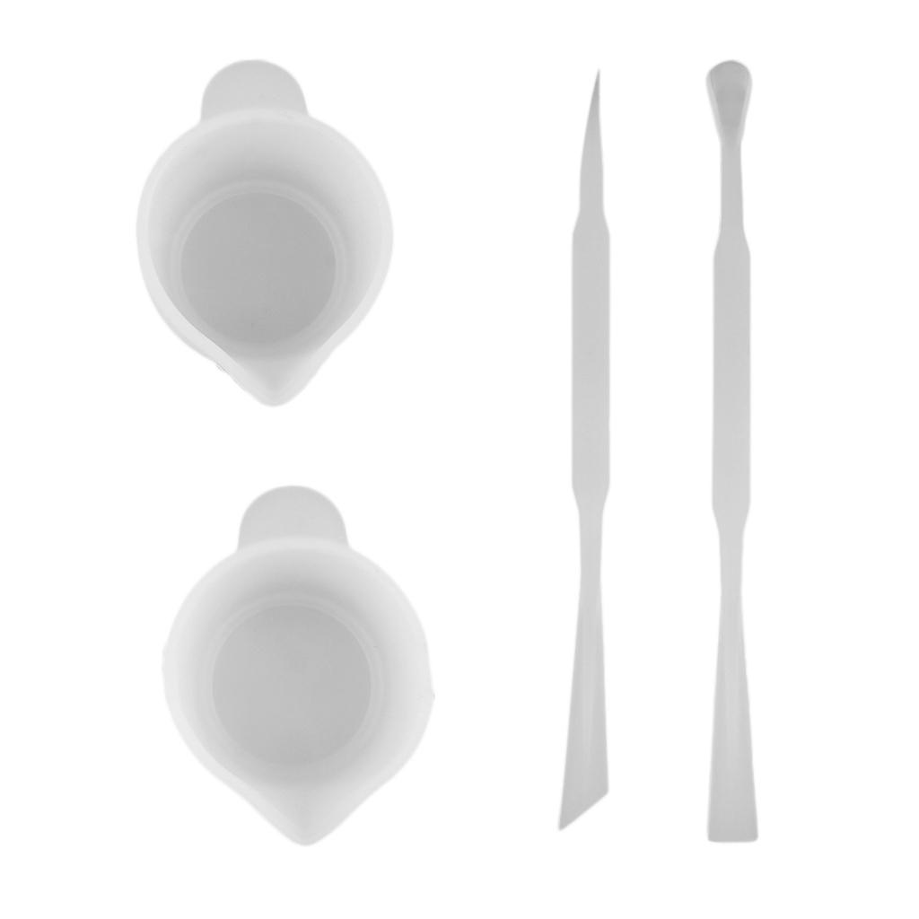 Mixing Cup Silicone - Set di Tazze per Miscelare Resina