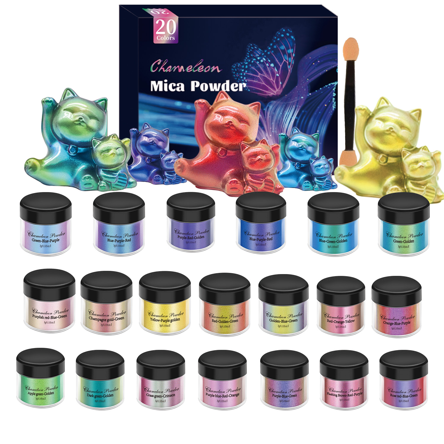 Set di 10/20 Pigmenti Camaleon - Resin Jewelry Kit recensione e prezzo