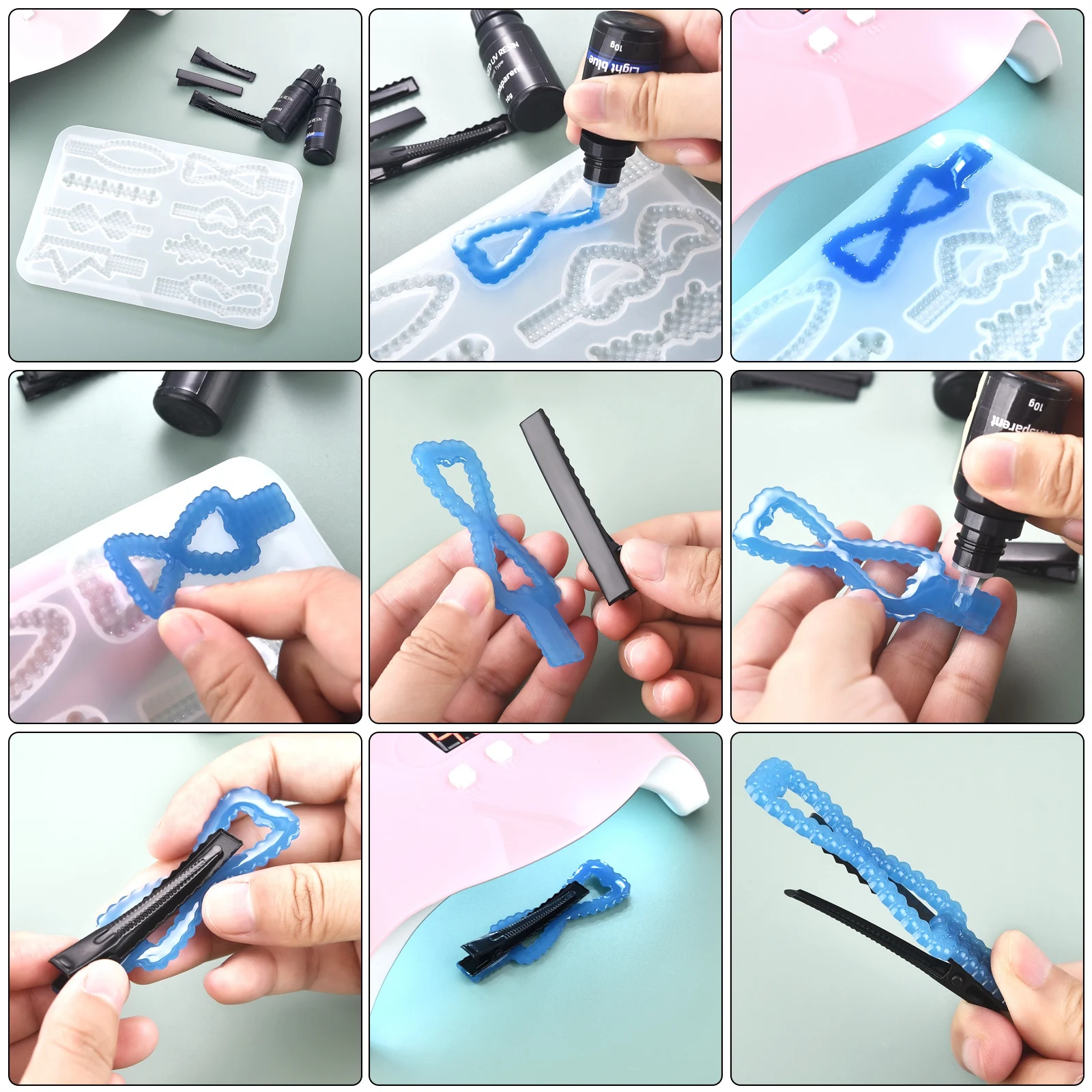 17 colori colla in resina UV 1 - Epoxy Uv Resin Kit recensione e prezzo