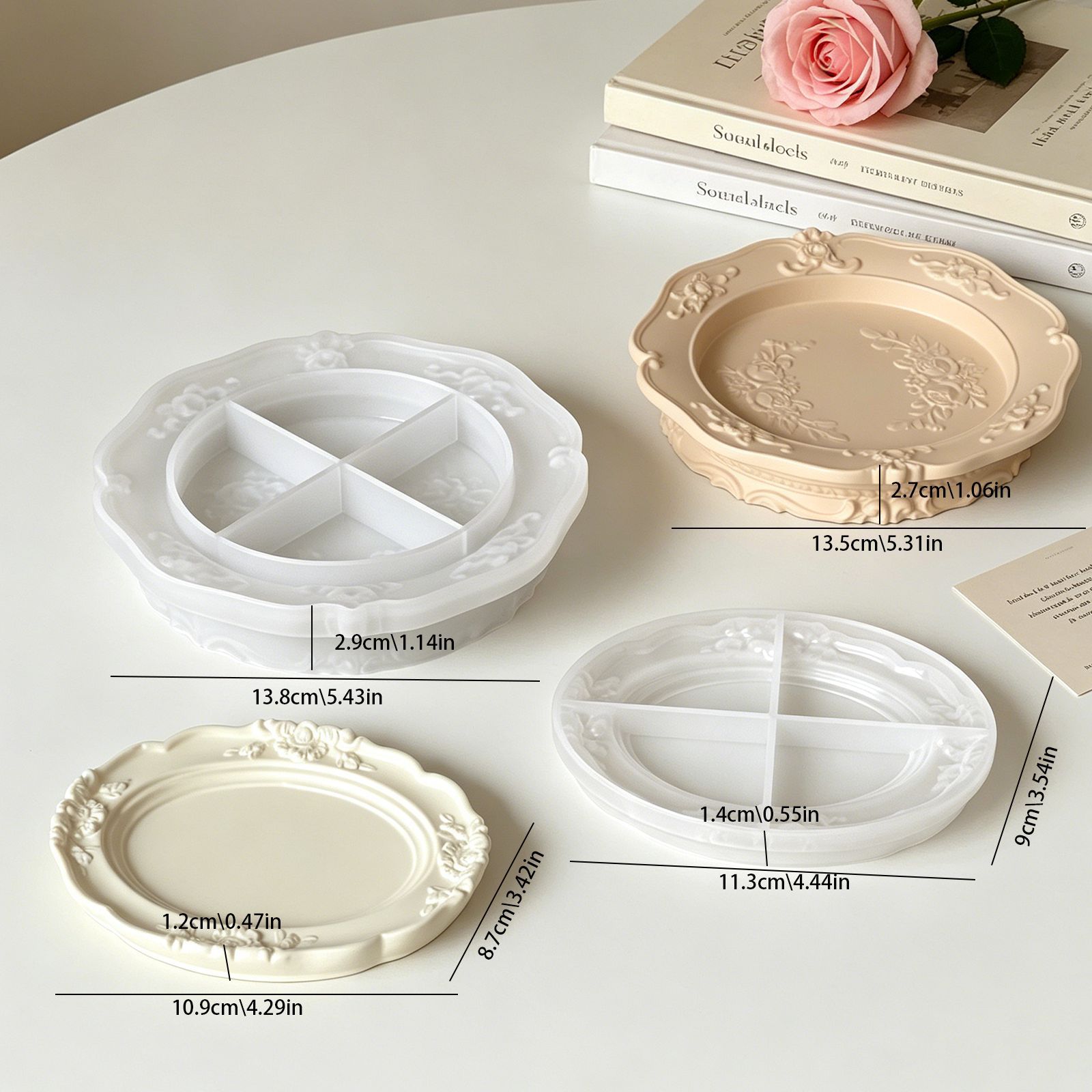 Elegante Stampo in Silicone co - Coaster Mold Round recensione e prezzo