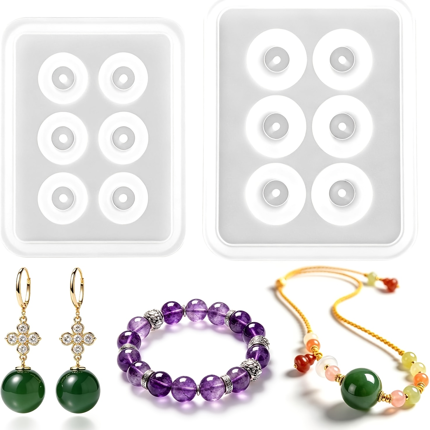 Due Stampi in Silicone Perfora - Resin Jewelry Kit recensione e prezzo