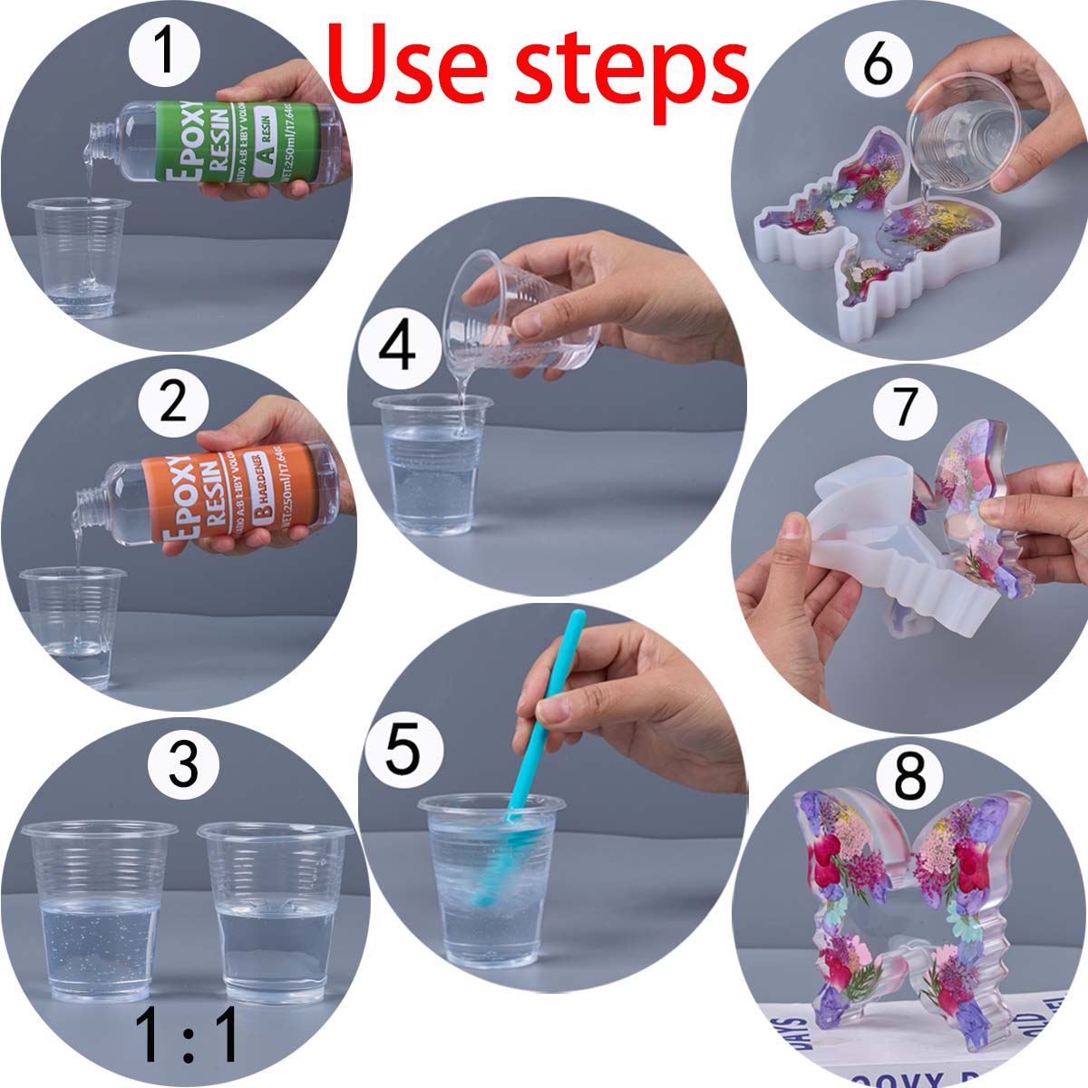 Rapporto 1:1 Kit in resina epo - Resin Jewelry Kit recensione e prezzo