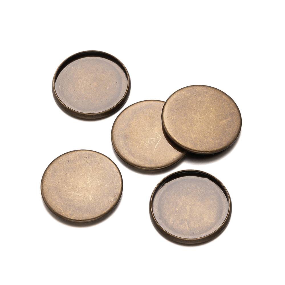 20 pz Bronzo Antico Piatto Rot - Bezels Set Pendant recensione e prezzo
