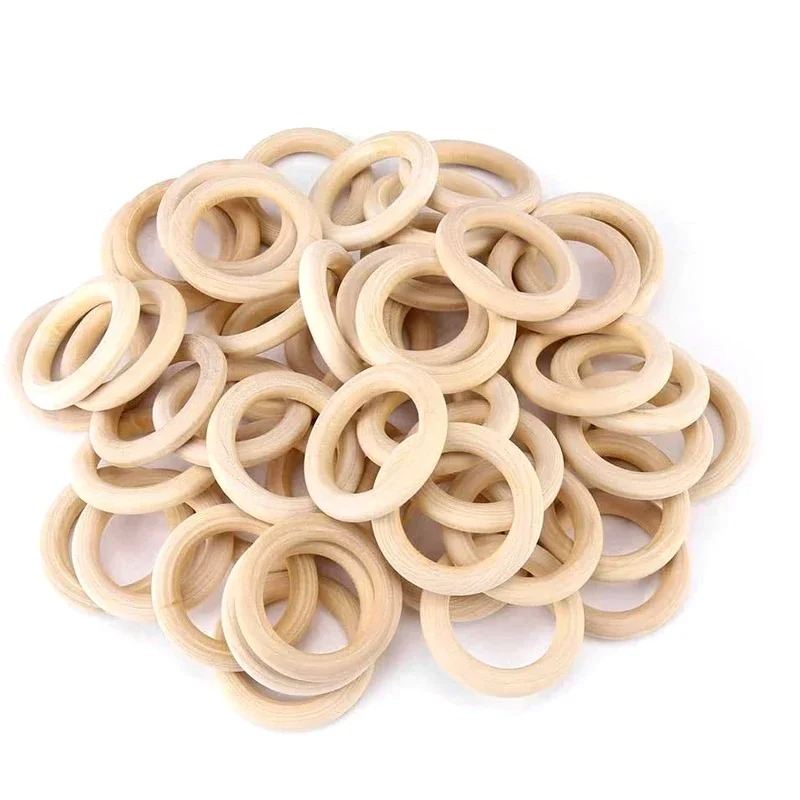 20 Pezzi Anelli in Legno Natur - Wood Ring Blank recensione e prezzo