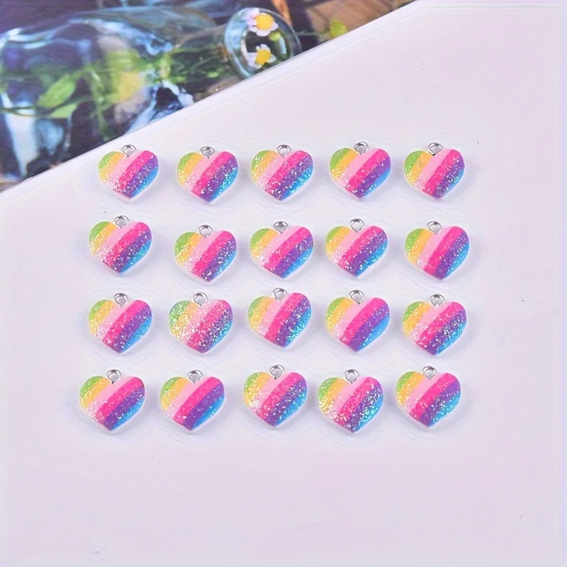 10 Pezzi Ciondoli a Cuore in R - Resin Craft Projects recensione e prezzo