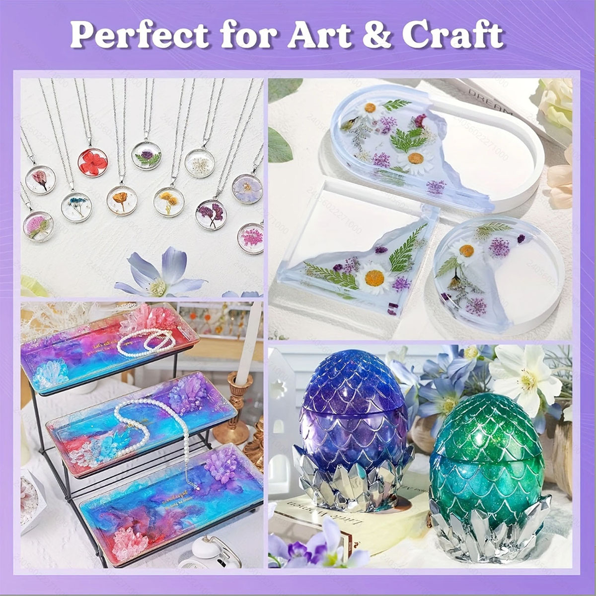 Kit di resina per colata crist - Resin Jewelry Kit recensione e prezzo
