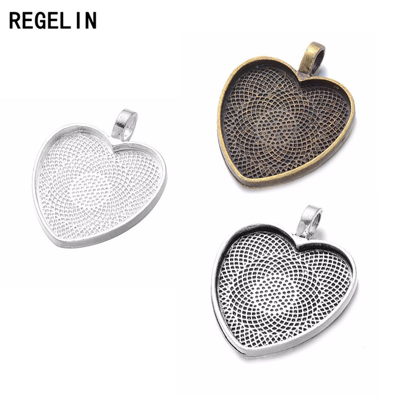 REGELIN Cuore Cabochons Impost - Bezels Set Pendant recensione e prezzo