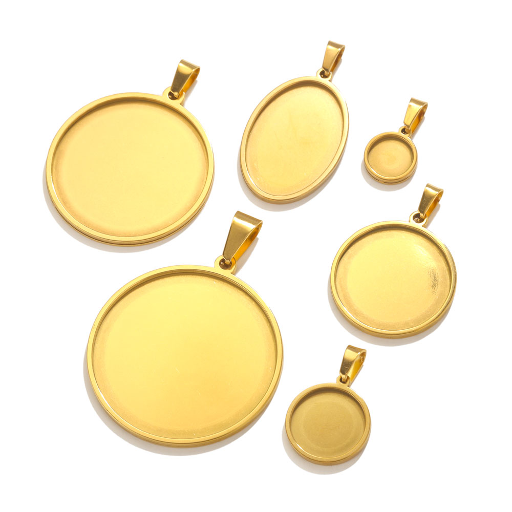 5 pezzi in acciaio inossidabil - Bezels Set Pendant recensione e prezzo