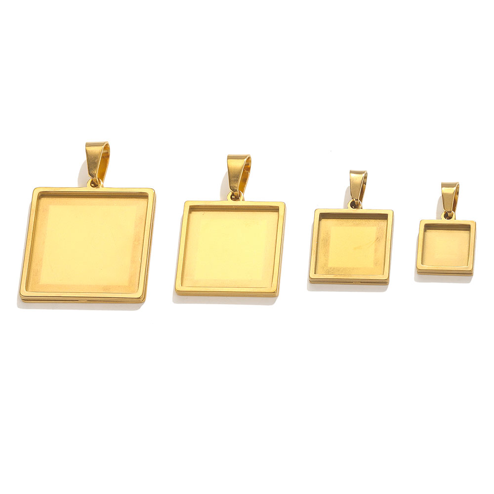 5 pezzi in acciaio inossidabil - Bezels Set Pendant recensione e prezzo
