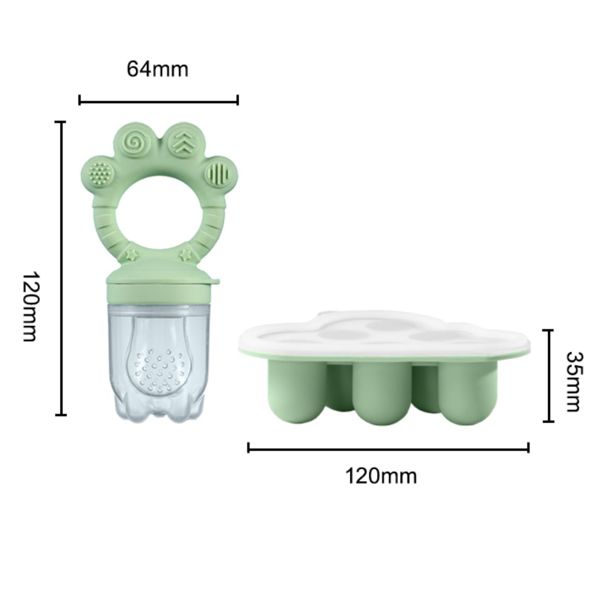 Set Alimentatore per Frutta pe - Silicone Mold Tray recensione e prezzo