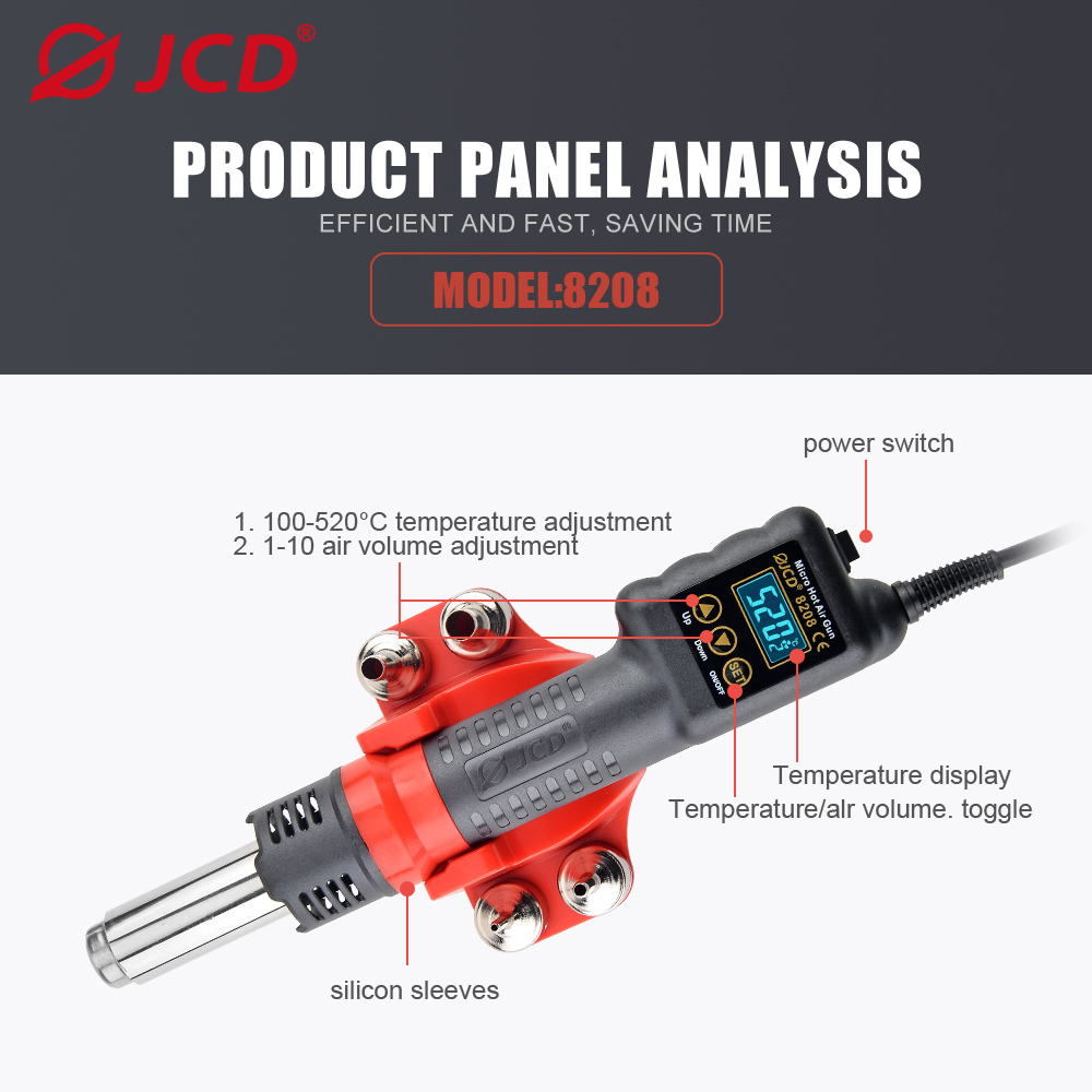 JCD 750W Micro pistola termica - Heat Gun Small recensione e prezzo
