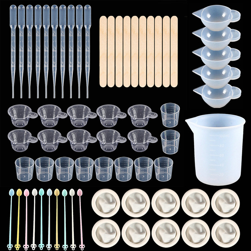 Kit di strumenti in resina epo - Mixing Cup Silicone recensione e prezzo