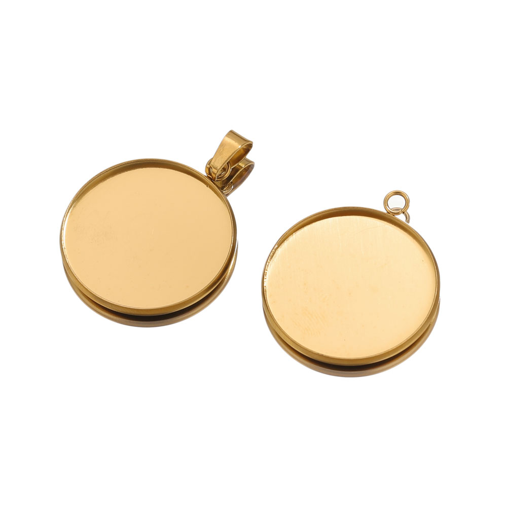 10 pz Pendenti In Oro In Accia - Resin Craft Projects recensione e prezzo