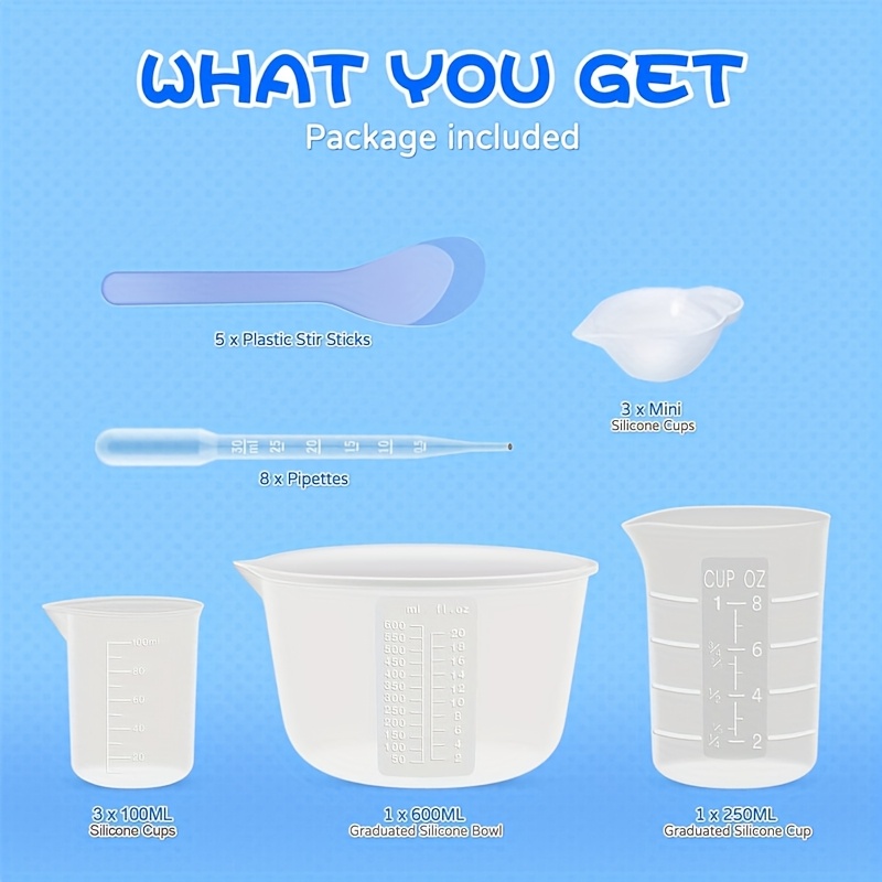 Tazze dosatrici in silicone pe - Mixing Cup Silicone recensione e prezzo