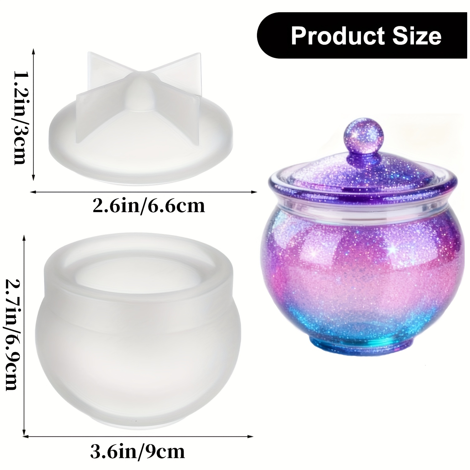 1 set di stampi rotondi in res - Resin Jewelry Kit recensione e prezzo
