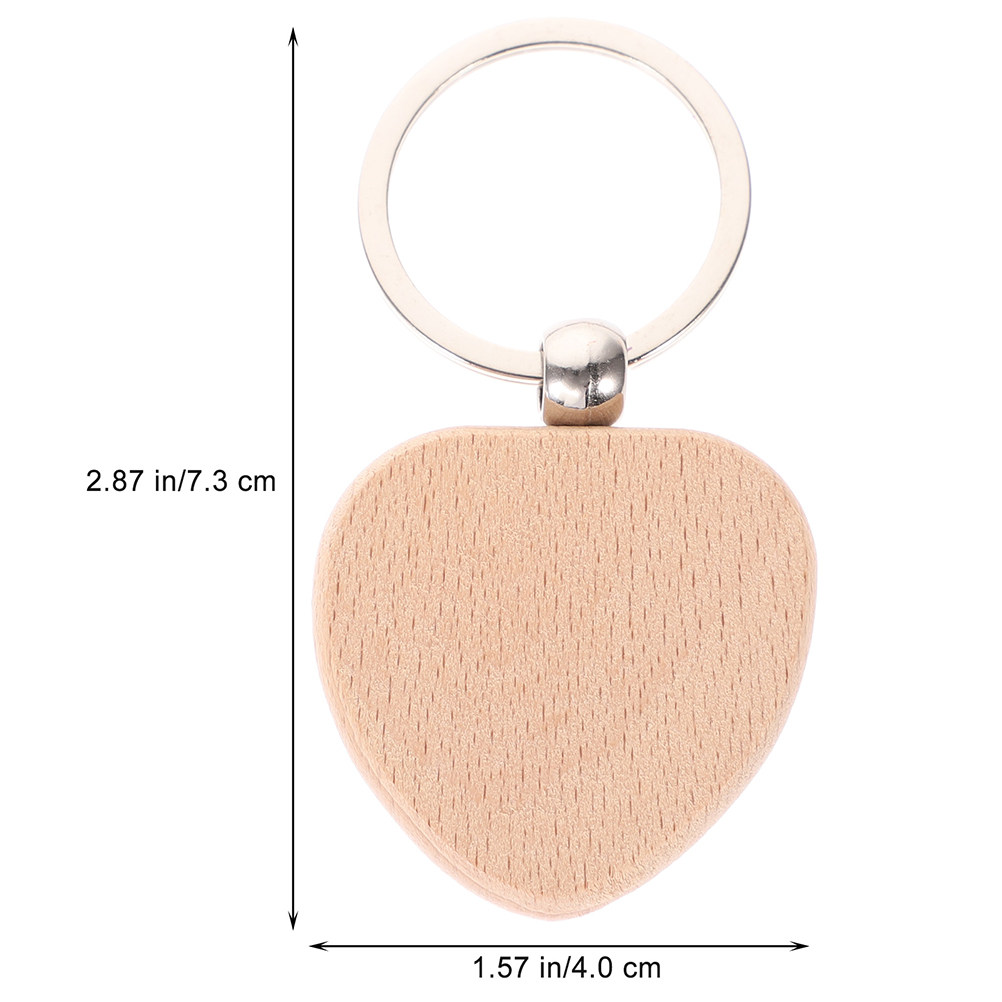 Set di 12 Portachiavi in Legno - Wood Ring Blank recensione e prezzo
